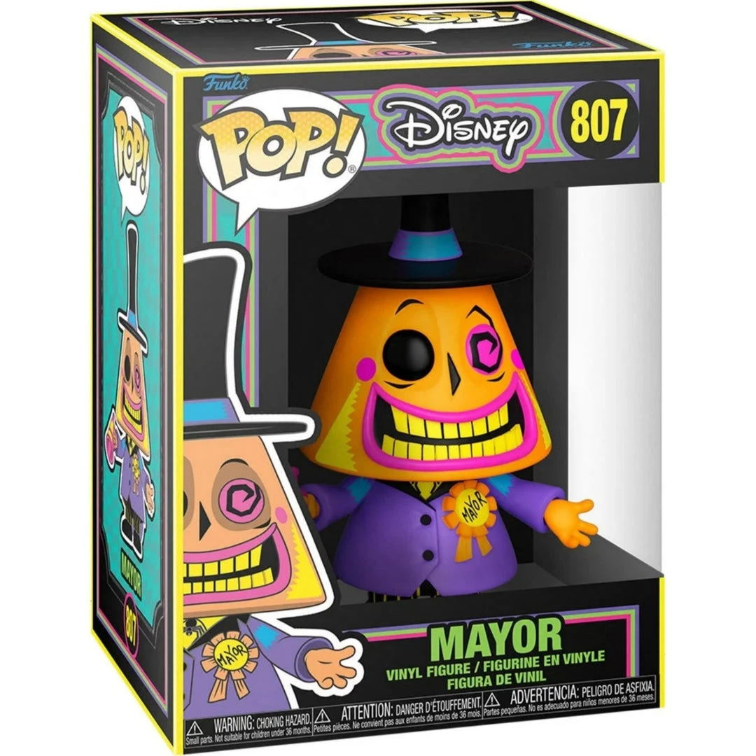 New Funko Pop! The Nightmare Before Christmas Mayor Blacklight Vinyl Figure #807 - *PREORDER* 2 New Funko Pop! The Nightmare Before Christmas Mayor Blacklight Vinyl Figure #807 - *PREORDER*