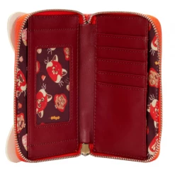 New Loungefly Pixar Turning Red Panda Cosplay Ziparound Wallet