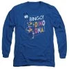 Trevco Men's Jurassic Park Bingo Dino Dna Long Sleeve Tee