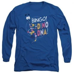 Trevco Men's Jurassic Park Bingo Dino Dna Long Sleeve Tee