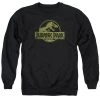 Trevco Men's Jurassic Park Distressed Logo Sweatshirt New