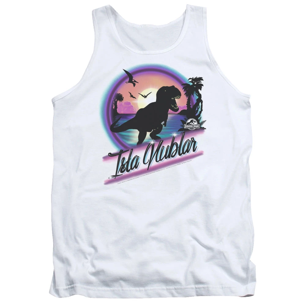 Trevco Men's Jurassic Park Prehistoric Walk Tank Top 1 Trevco Men's Jurassic Park Prehistoric Walk Tank Top