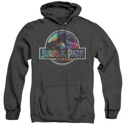 Trevco Men's Jurassic Park Prehistoric Groove Heather Pullover Hoodie New