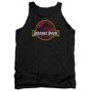 Trevco Men's Jurassic Park 8-Bit Logo Tank Top