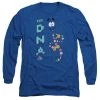 Trevco Men's Jurassic Park Mr Dna Long Sleeve Tee New