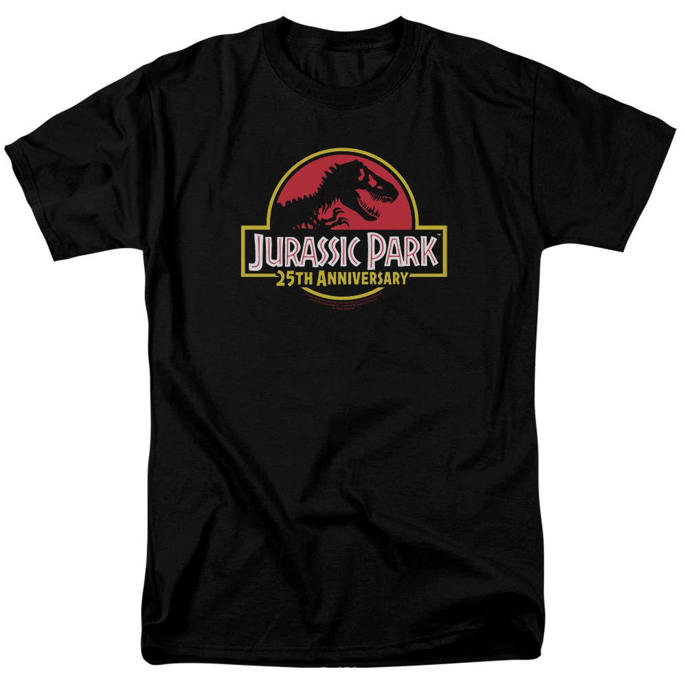 Trevco Men's Jurassic Park 25Th Anniversary Logo Tee New 1 Trevco Men's Jurassic Park 25Th Anniversary Logo Tee New