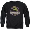 Trevco Men's Jurassic Park Lying Smile Sweatshirt