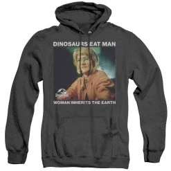 Trevco Men's Jurassic Park Inherit Heather Pullover Hoodie