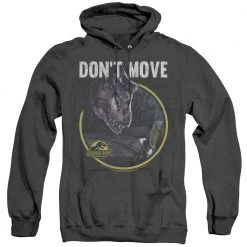 Trevco New Men's Jurassic Park Dont Move Heather Pullover Hoodie