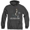 Trevco Men's Jurassic Park Life Finds A Way Heather Pullover Hoodie