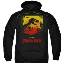 Trevco New Men's Jurassic Park Welcome To Jp Pullover Hoodie