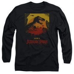 Trevco Men's Jurassic Park Welcome To Jp Long Sleeve Tee