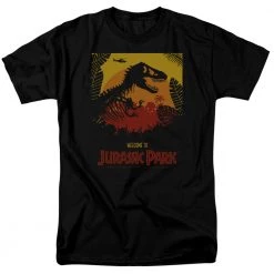 Trevco New Men's Jurassic Park Welcome To Jp Tee