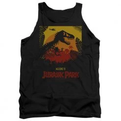 Trevco Men's Jurassic Park Welcome To Jp Tank Top