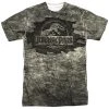 Trevco Men's Jurassic Park Jurassic Stone Sublimated Tee New