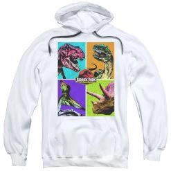 Trevco Men's Jurassic Park Prehistoric Block Pullover Hoodie