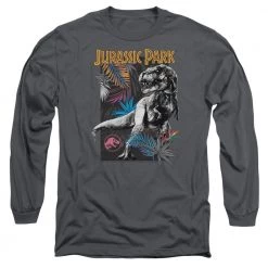 Trevco New Men's Jurassic Park Foliage Long Sleeve Tee