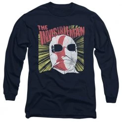 Trevco Men's The Invisible Man Portrait Long Sleeve Tee New