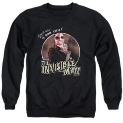 Trevco Men's The Invisible Man Catch Him If You Can Crewneck Sweatshirt New