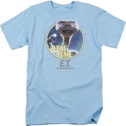 Trevco Light Blue Phone Home ET T-Shirt New