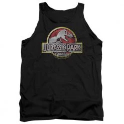 Trevco New Men's Jurassic Park Logo Tank Top