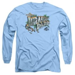 Trevco New Men's Jurassic Park Greetings From Jp Long Sleeve Tee