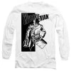Trevco Men's The Invisible Man Who Am I Long Sleeve Tee