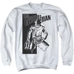 Trevco Men's The Invisible Man Who Am I Crewneck Sweatshirt New
