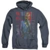 Trevco Men's The Invisible Man Unravelling Heather Pullover Hoodie