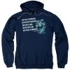 Trevco Men's Jurassic Park God Creates Dinosaurs Pullover Hoodie New