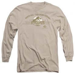 Trevco Men's Jurassic Park Survival Training Squad Long Sleeve Tee New