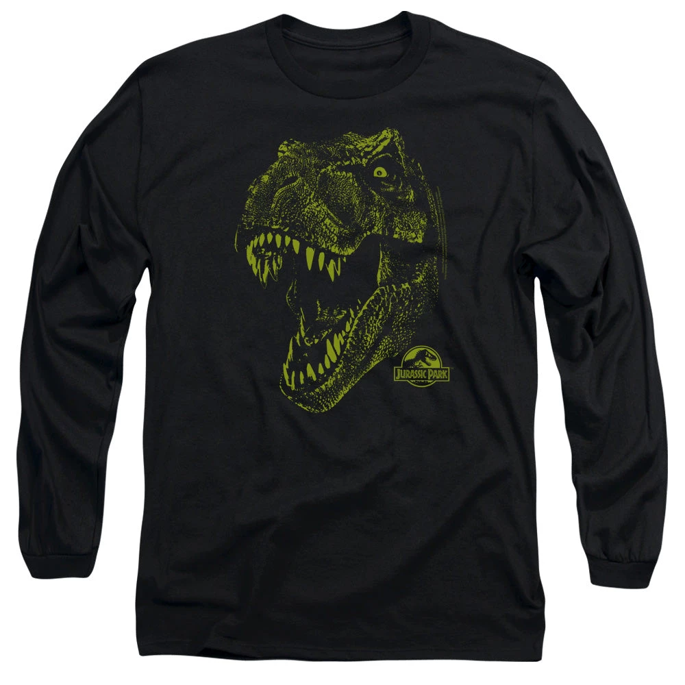 Trevco Men's Jurassic Park Rex Mount Long Sleeve Tee 1 Trevco Men's Jurassic Park Rex Mount Long Sleeve Tee