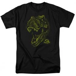 Trevco Men's Jurassic Park Rex Mount Tee New