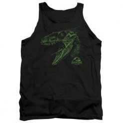 Trevco Men's Jurassic Park Raptor Mount Tank Top New