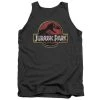 Trevco Men's Jurassic Park Stone Logo Tank Top