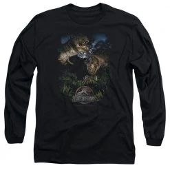 Trevco Men's Jurassic Park Happy Family Long Sleeve Tee