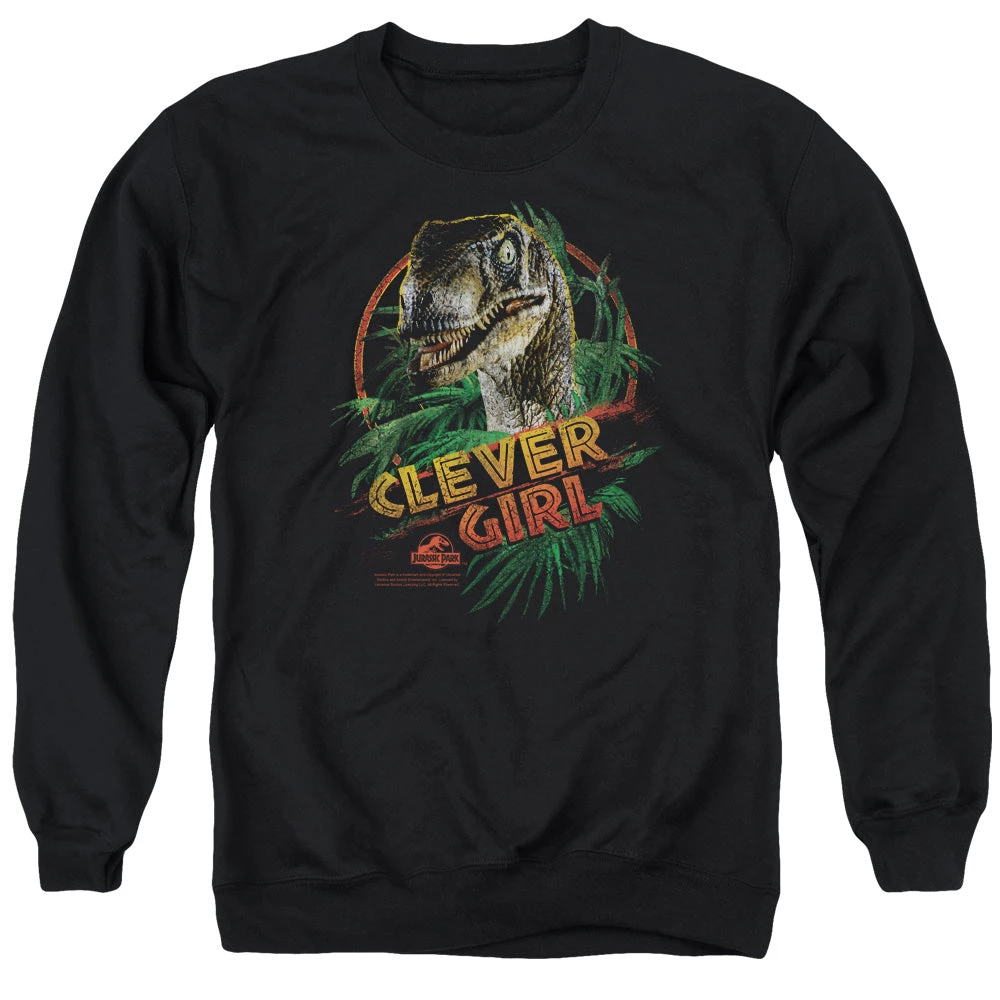 Trevco Men's Jurassic Park Clever Girl Sweatshirt 1 Trevco Men's Jurassic Park Clever Girl Sweatshirt