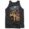 Trevco Men's Jurassic Park Rex In The City Tank Top