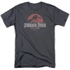 Trevco Men's Jurassic Park Faded Logo Tee