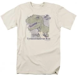 Trevco New Men's Jurassic Park Retro Rex Tee