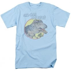 Trevco Men's Jurassic Park Send More Tourists Tee New