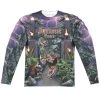 Trevco New Men's Jurassic Park Welcome To The Park Sublimated Long Sleeve Tee