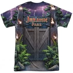 Trevco New Men's Jurassic Park Welcome To The Park Sublimated Tee