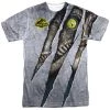 Trevco New Men's Jurassic Park Live Raptor Sublimated Tee