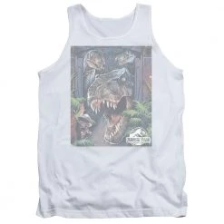 Trevco Men's Jurassic Park Giant Door Tank Top New