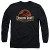 Trevco New Men's Jurassic Park Classic Logo Long Sleeve Tee