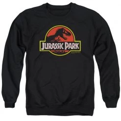 Trevco Men's Jurassic Park Classic Logo Sweatshirt New