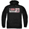Trevco Men's Jurassic Park Electric Fence Sign Pullover Hoodie