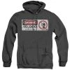 Trevco Men's Jurassic Park Electric Fence Sign Heather Pullover Hoodie New