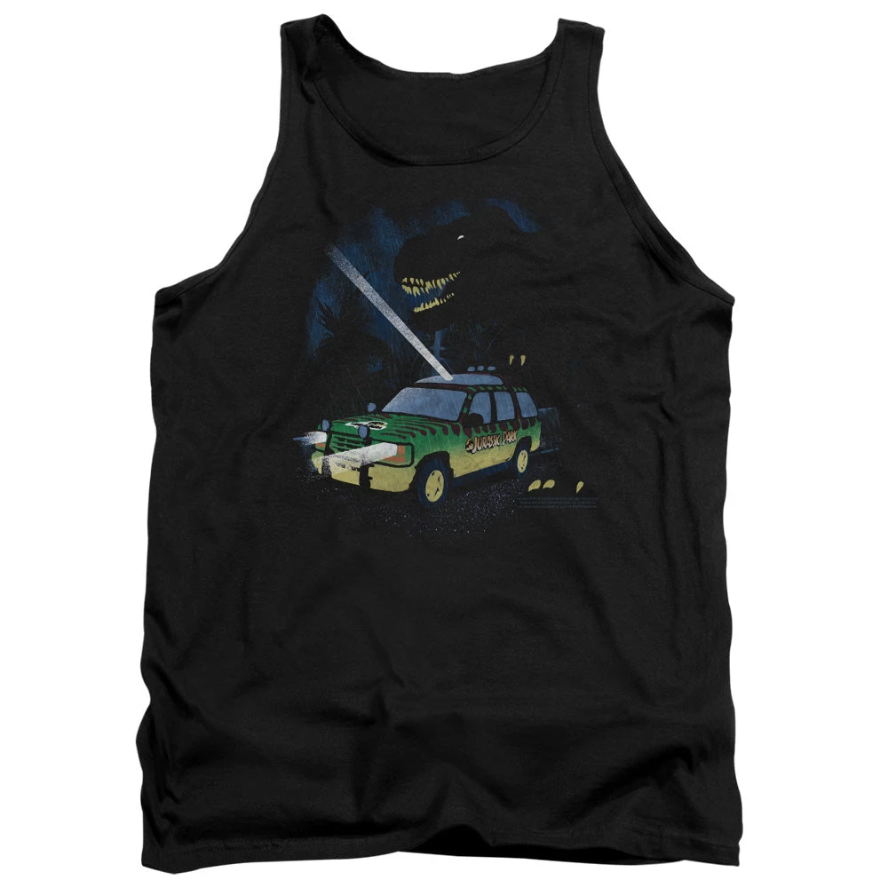 Trevco Men's Jurassic Park Turn It Off Tank Top 1 Trevco Men's Jurassic Park Turn It Off Tank Top